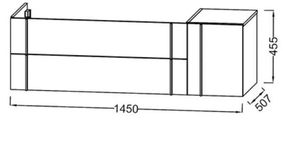 Тумба под раковину Jacob Delafon EB3037RU-G80 серый