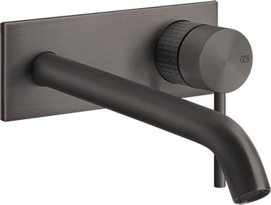 Смеситель для раковины Gessi 316 Meccanica 54290#707, brushed black metal PVD