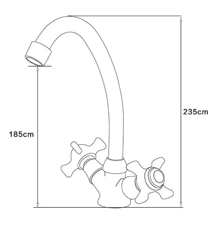 Смеситель для кухни Osgard Roxen 71076 хром