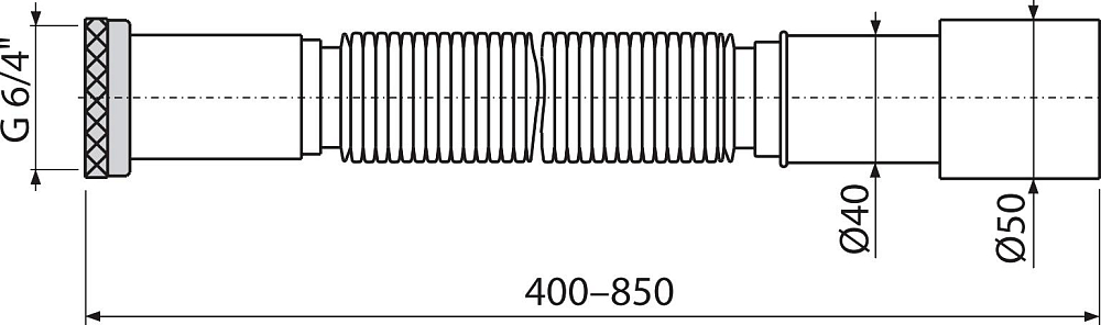 Гофра AlcaPlast A708