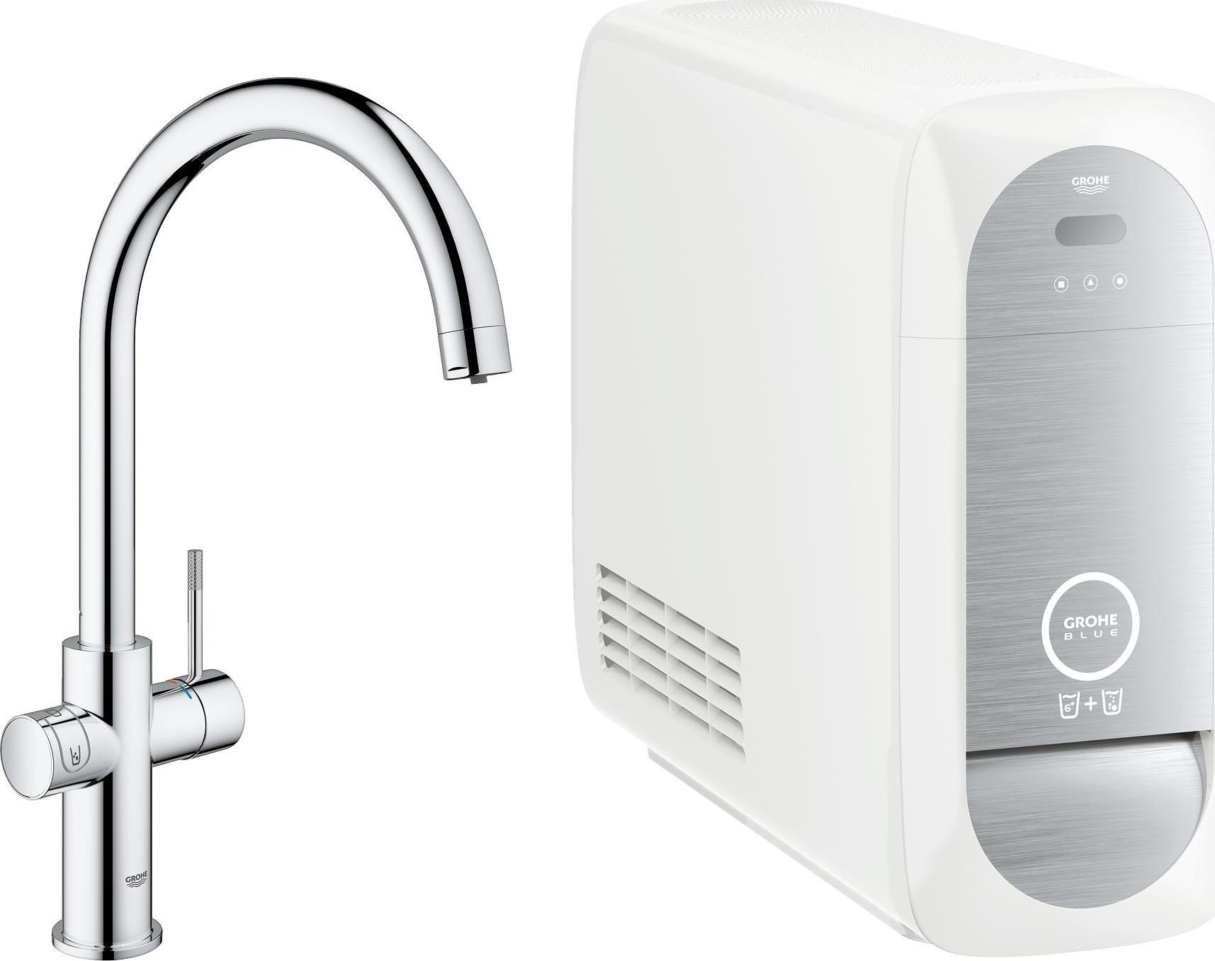 Смеситель для кухонной мойки Grohe Blue Home 31455000