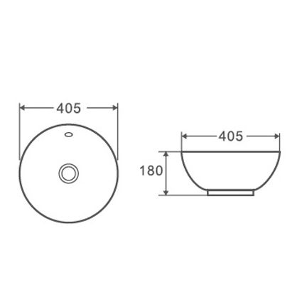 Раковина D&K Matrix DT1390516 белый