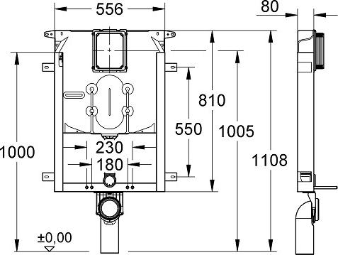 Смывной бачок для унитаза Grohe Uniset 38729000