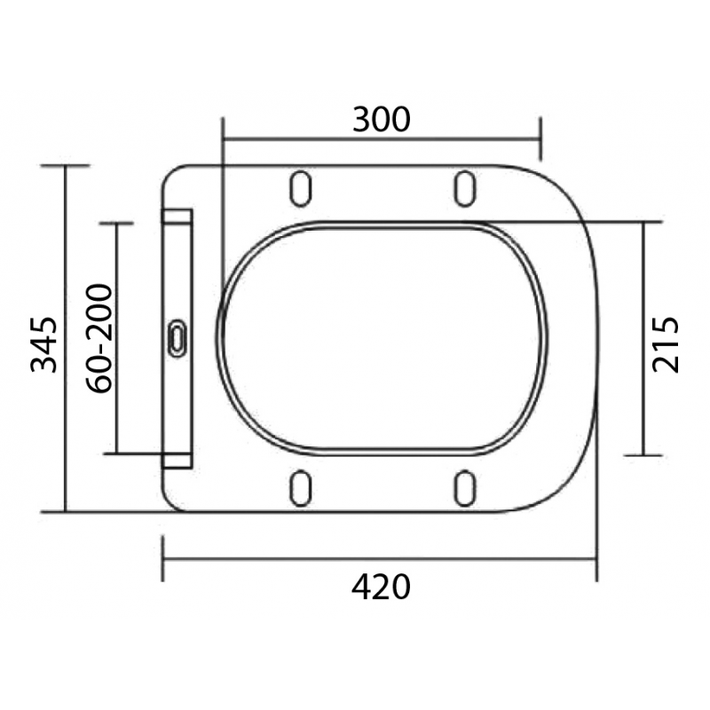 Крышка-сиденье BelBagno UNO BB3105SC, дюропласт, soft close, металлические петли