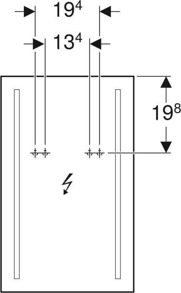 Зеркало 40 см Geberit Option Basic 500.580.00.1