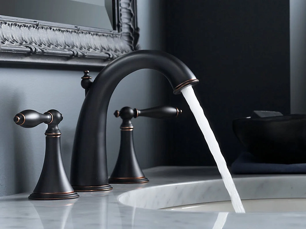 Смеситель для раковины Kohler Finial Traditional K-310-4M-CP хром