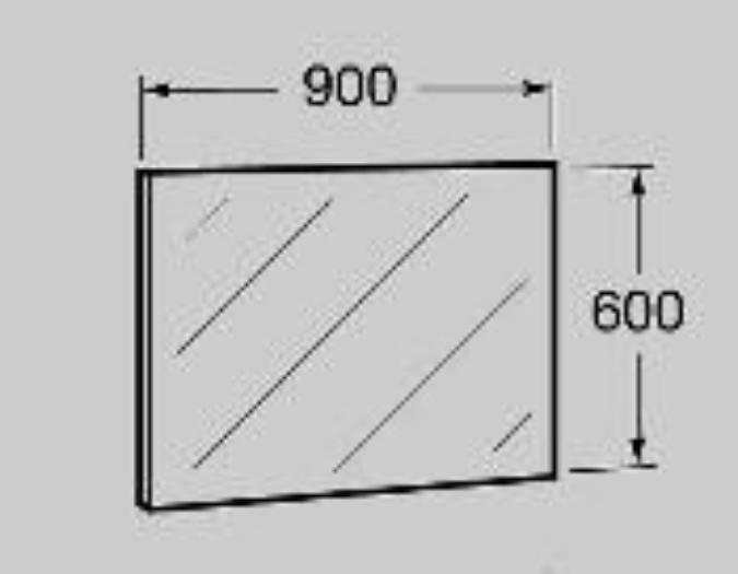 Зеркало Roca Tau 812159000