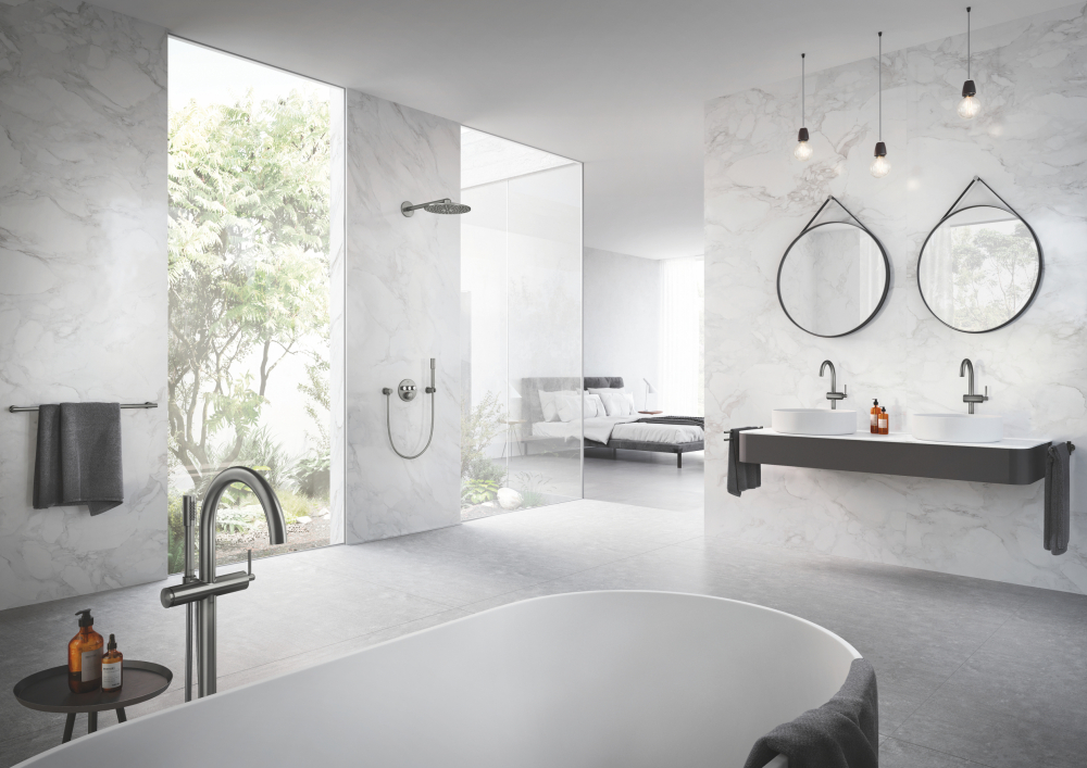 Полотенцедержатель Grohe Atrio New 40308AL3 тёмный графит, матовый