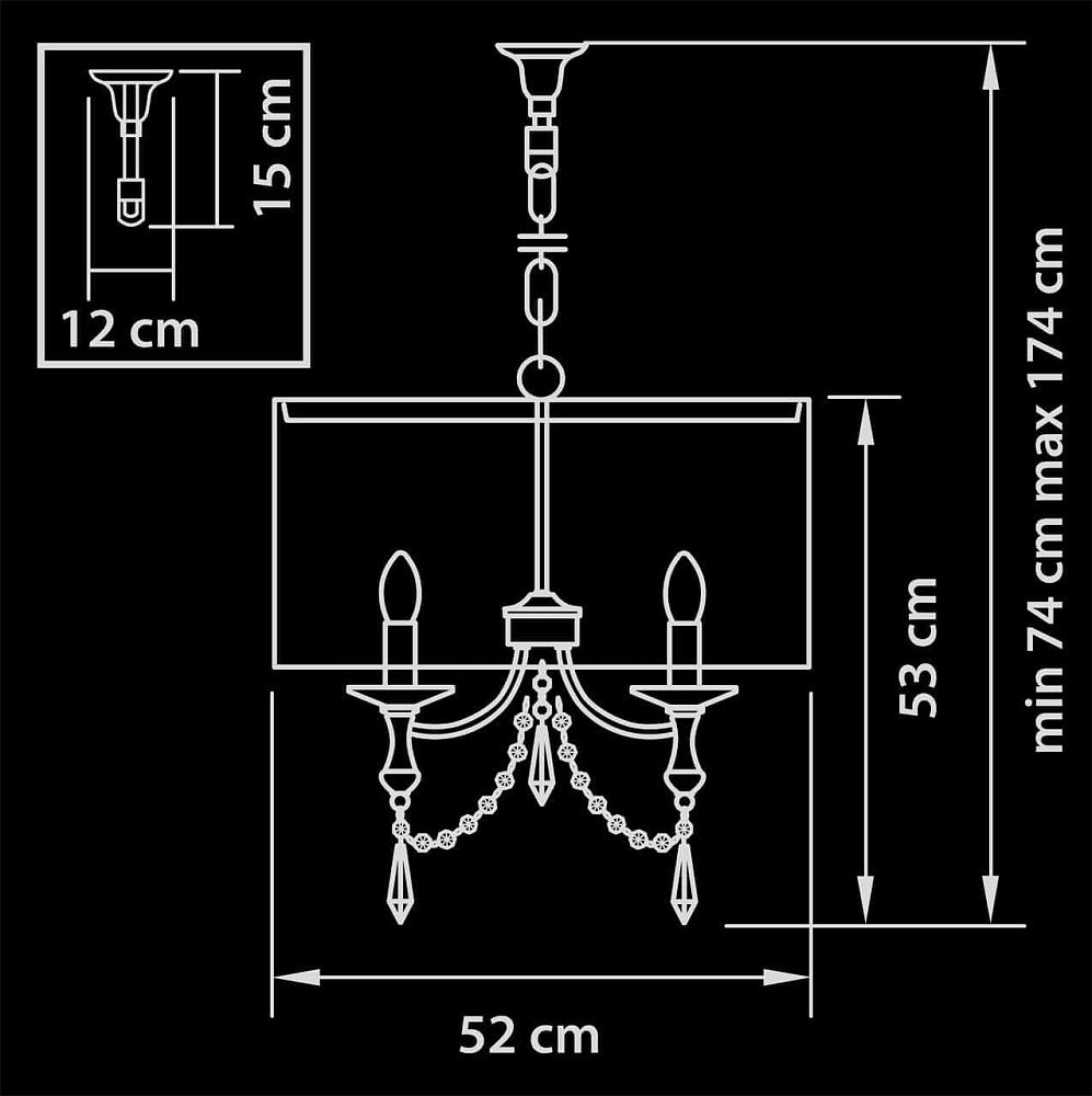 Подвесная люстра Lightstar Paralume 725033