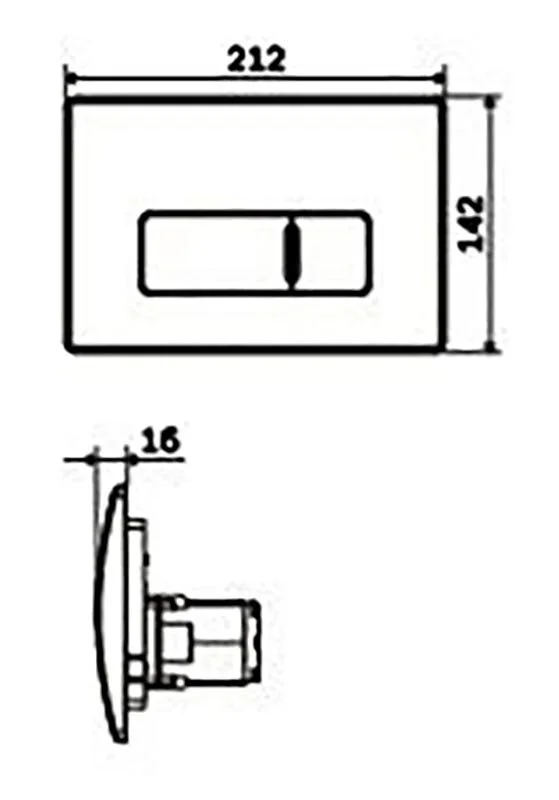 Инсталляция Am.Pm с безободковым унитазом BelBagno Sfera-R BB513CH, сиденье микролифт клавиша белая, комплект