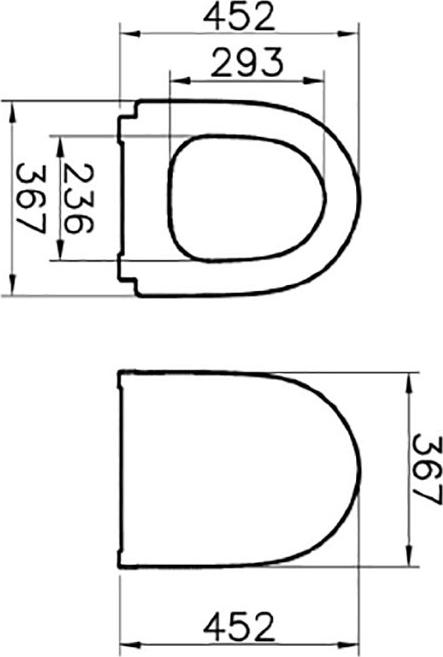 Крышка-сиденье VitrA Sento 120-083-009 микролифт, матовый чёрный