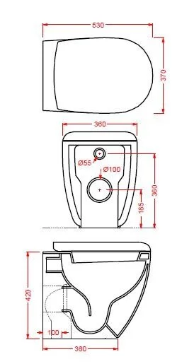 Приставной унитаз ArtCeram File 2.0 FLV002 15 00, цвет - grigio olive (серая оливка)