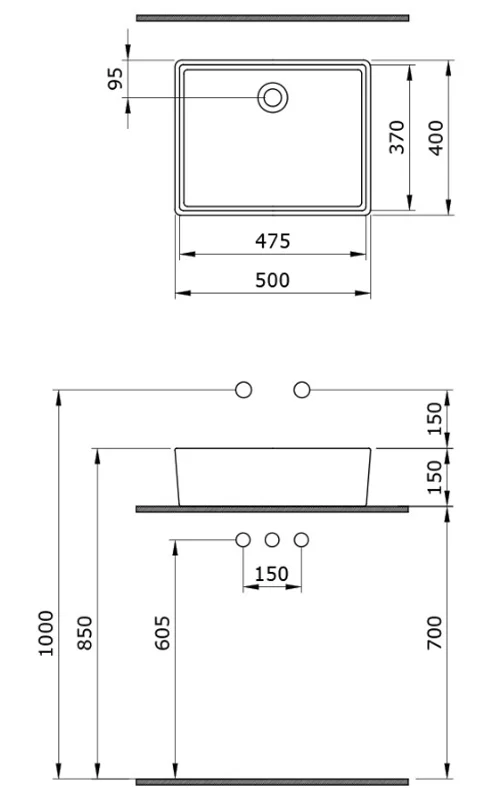 Раковина накладная Bocchi Milano 1215-027-0125 зеленый