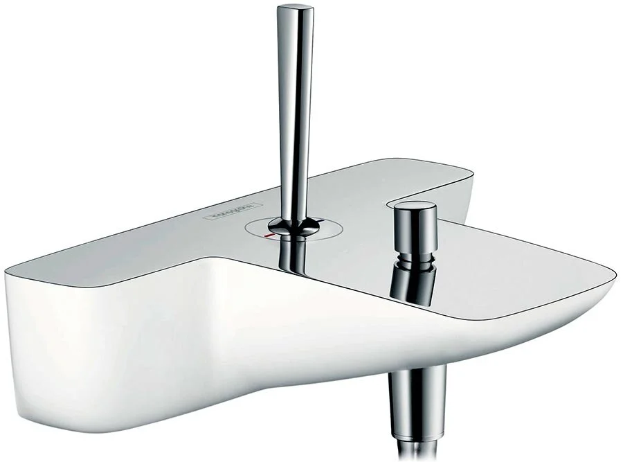 Смеситель для ванны с душем Hansgrohe PuraVida 15472400/15070400 хром, белый