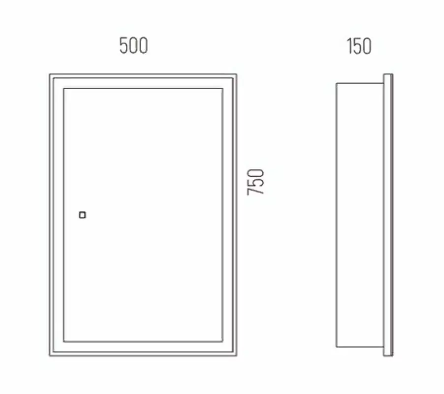 Зеркальный шкаф Corozo Толедо 50/C SD-00001391, белый