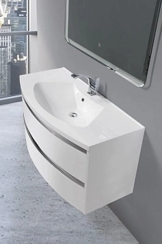 Тумба под раковину BelBagno Prospero BB1000DVC/BL белый