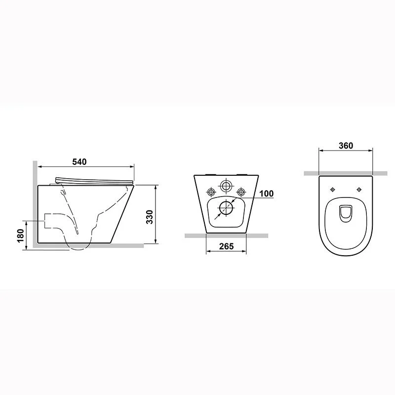 Инсталляция Ideal Standard Prosys Eco Frame M с безободковым унитазом Laguraty, крышка микролифт, белый, комплект