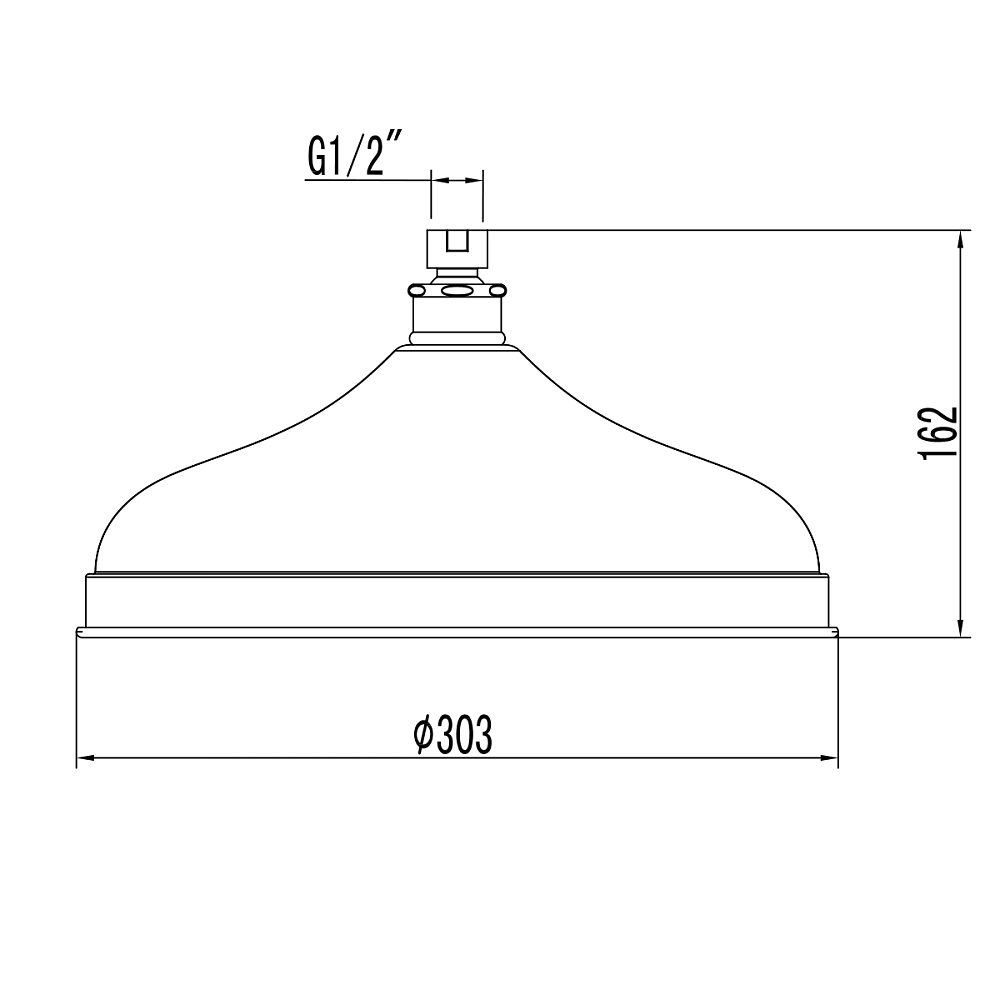 Душ верхний Lemark LM9830C хром