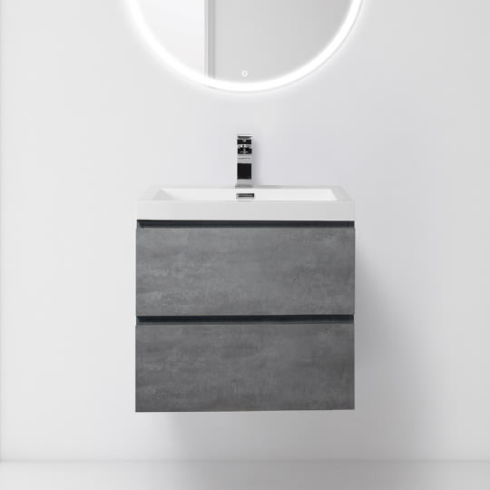 Тумба для комплекта BelBagno LUCE-600-2C-SO-SCM stucco cemento