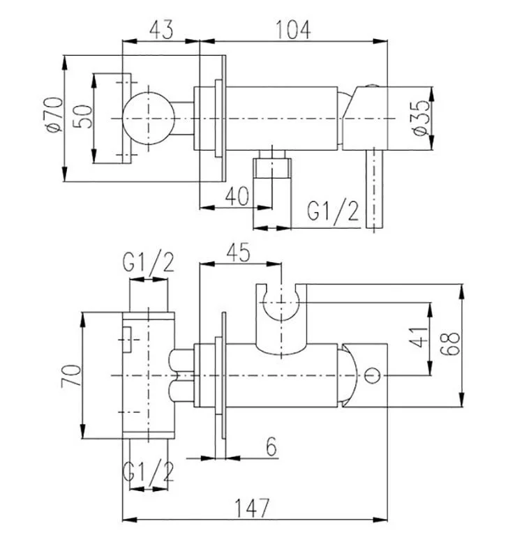 Душ гигиенический Rav-Slezak SE843/1CMATC черный