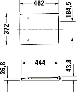 Крышка-сиденье Duravit Viu 0021190000 с микролифтом