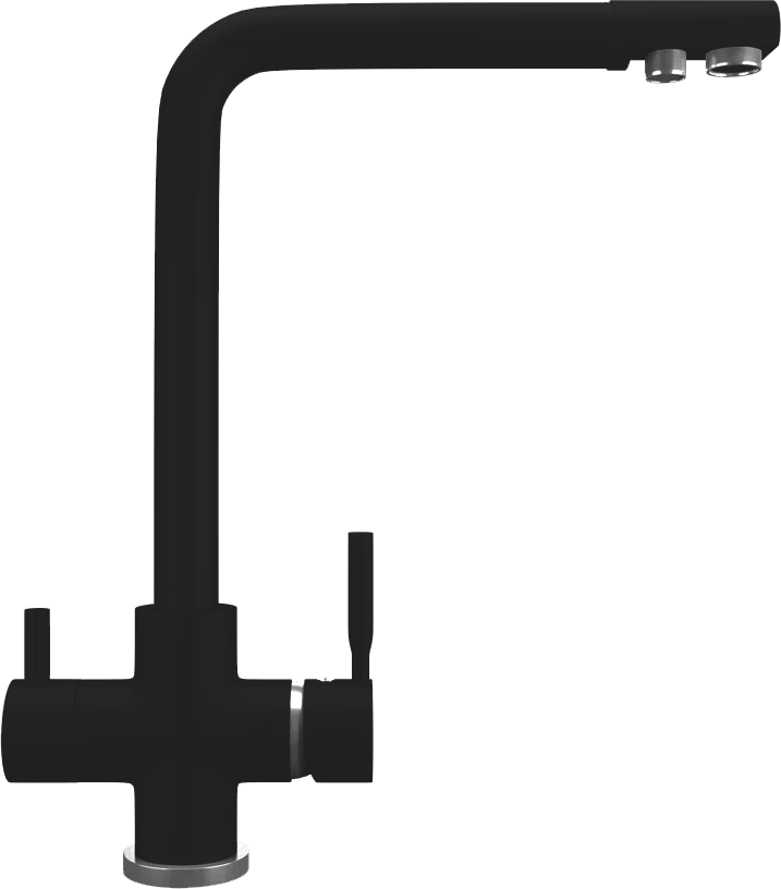 Смеситель для кухни Domaci Солерно UQ-016-07 уголь