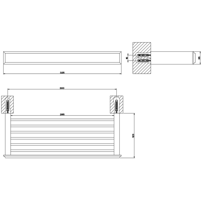 Полка 30 см Gessi Eleganza 46547#031, хром