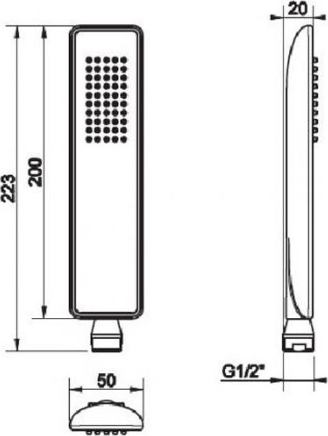 Ручной душ Gessi iSpa 41154#031, хром