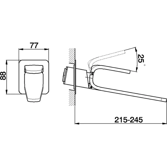 Смеситель для раковины Cisal Kawa KA00551041 белый