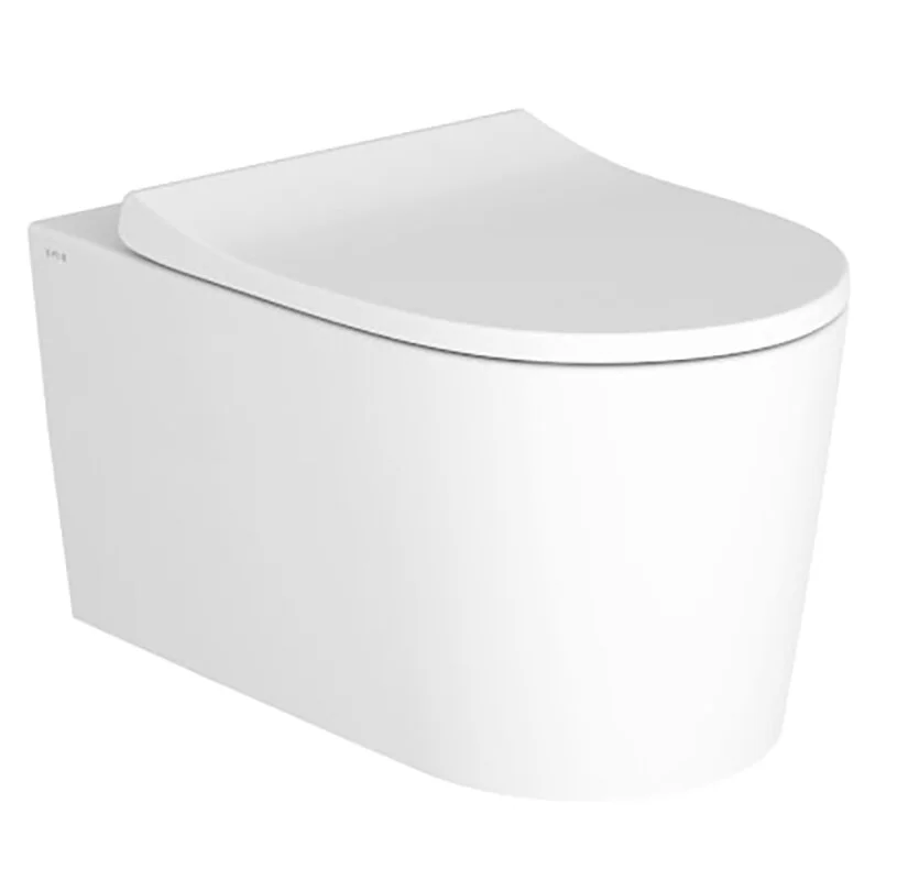 Подвесной унитаз Vitra Nest 7870B403-0075/220-003R409, безободковый, смыв торнадо QuantumFlush, быстросъёмная крышка-сиденье с микролифтом, белый