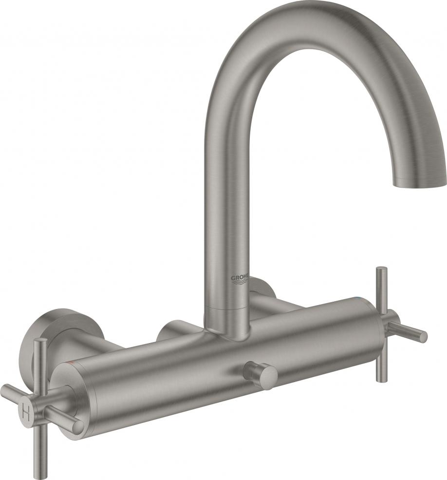 Смеситель Grohe Atrio New 25010DC3 для ванны с душем суперсталь