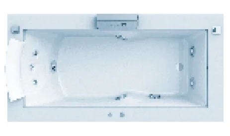 Акриловая ванна Jacuzzi Aura Uno 9443-733A белый