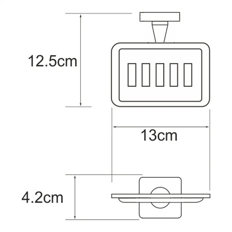 Мыльница WasserKRAFT Dill К-3900 K-3969 хром