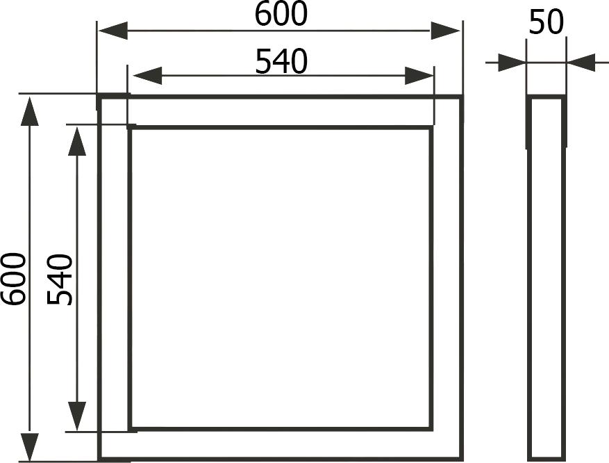 Напольный люк Evecs Floor D6060