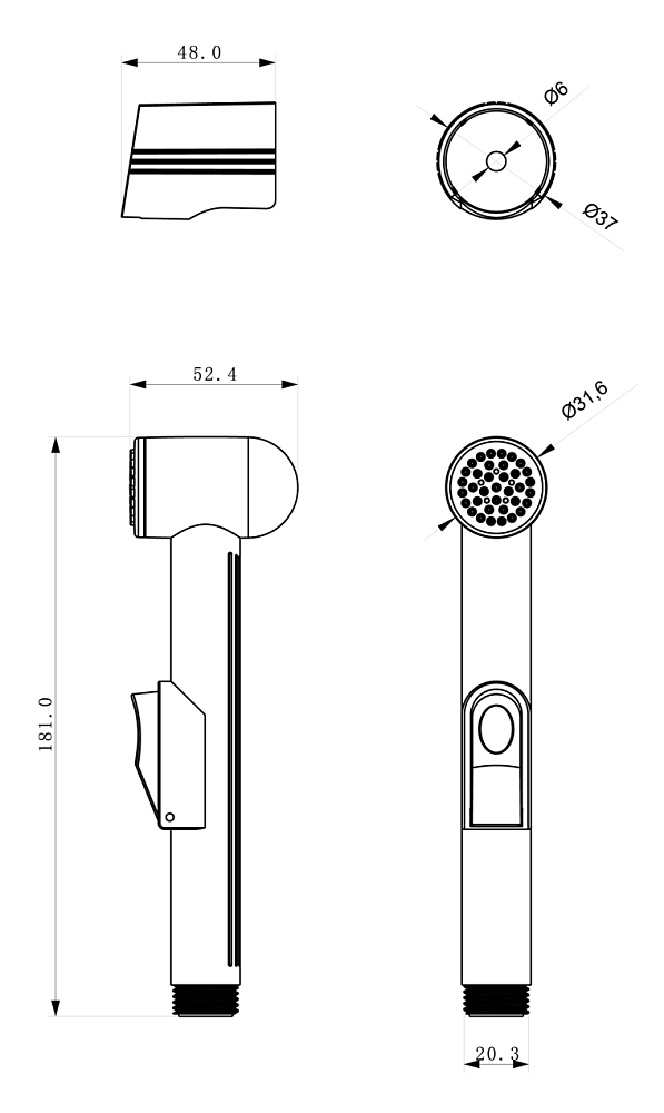 Душ гигиенический Lemark LM8014C