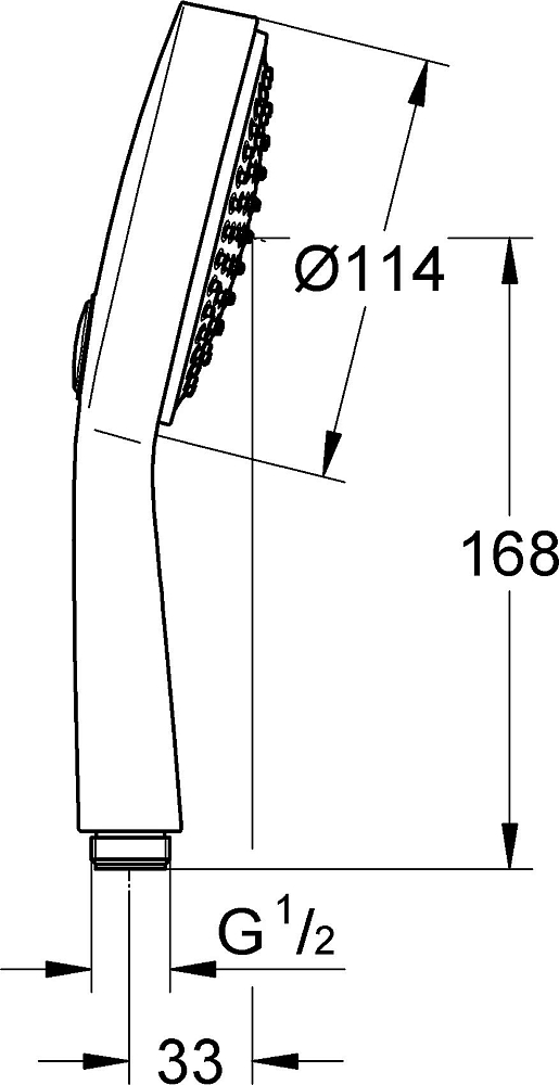 Душевая лейка Grohe Power&Soul Cosmopolitan 115 27661000