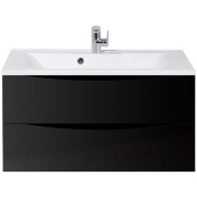 Тумба под раковину BelBagno Marino-Cer 80 MARINO-CER-N-800-2C-SO-NL-P Nero Lucido