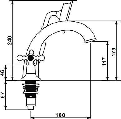 Смеситель на борт ванны Gappo G1189-4