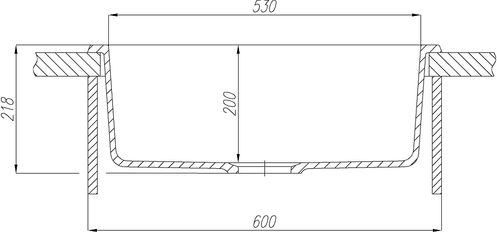 Кухонная мойка Aquaton Делия 60 1A715232LD280, коричневый