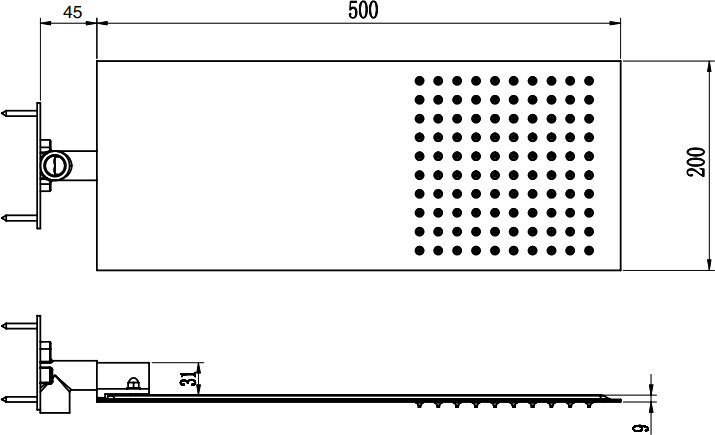 Верхний душ RGW Shower Panels SP-63