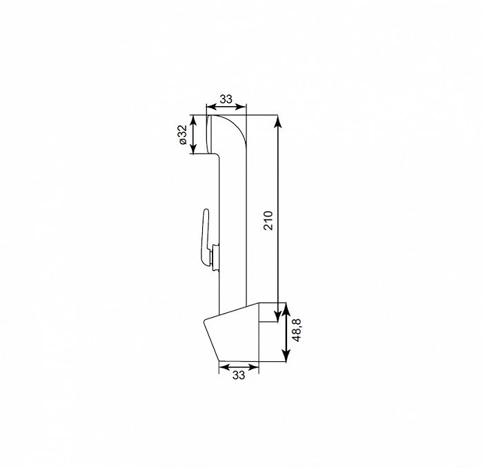 Душ гигиенический Iddis Optima Home 0201F15i20 хром