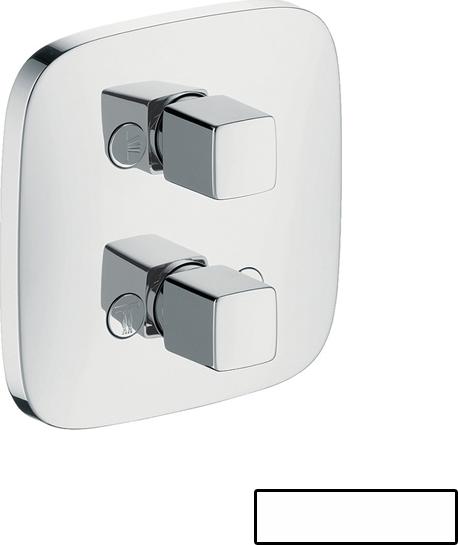 Переключатель потоков Hansgrohe PuraVida 15777400 на 3 потребителя, белый хром