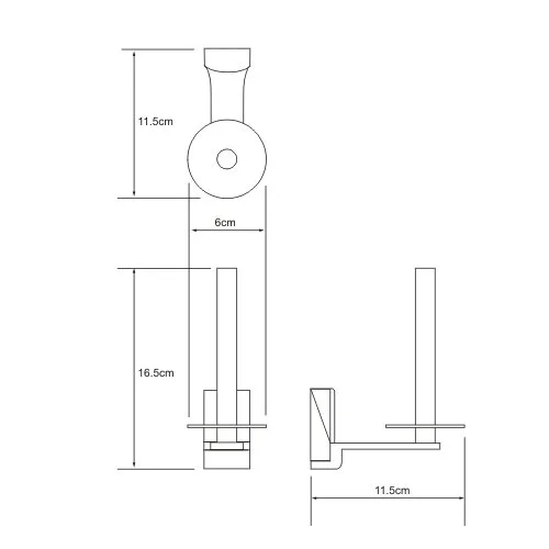 Держатель туалетной бумаги WasserKRAFT Exter K-5200 K-5297 бронза