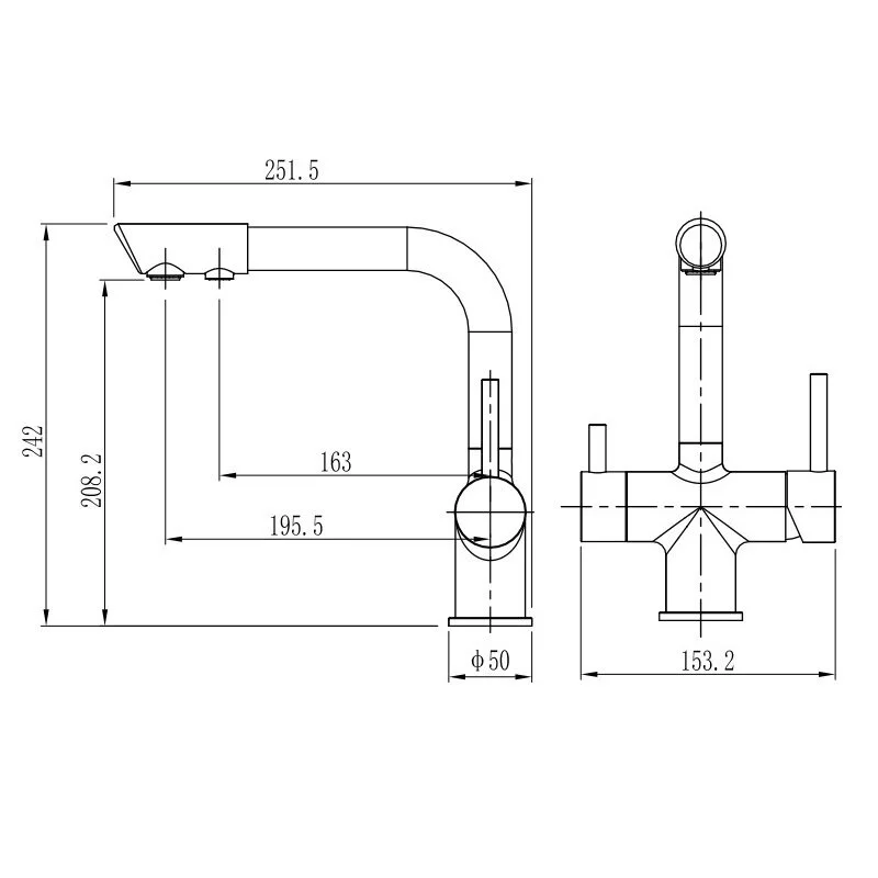 Смеситель для кухни Koller Pool Design Plus DS09000F хром