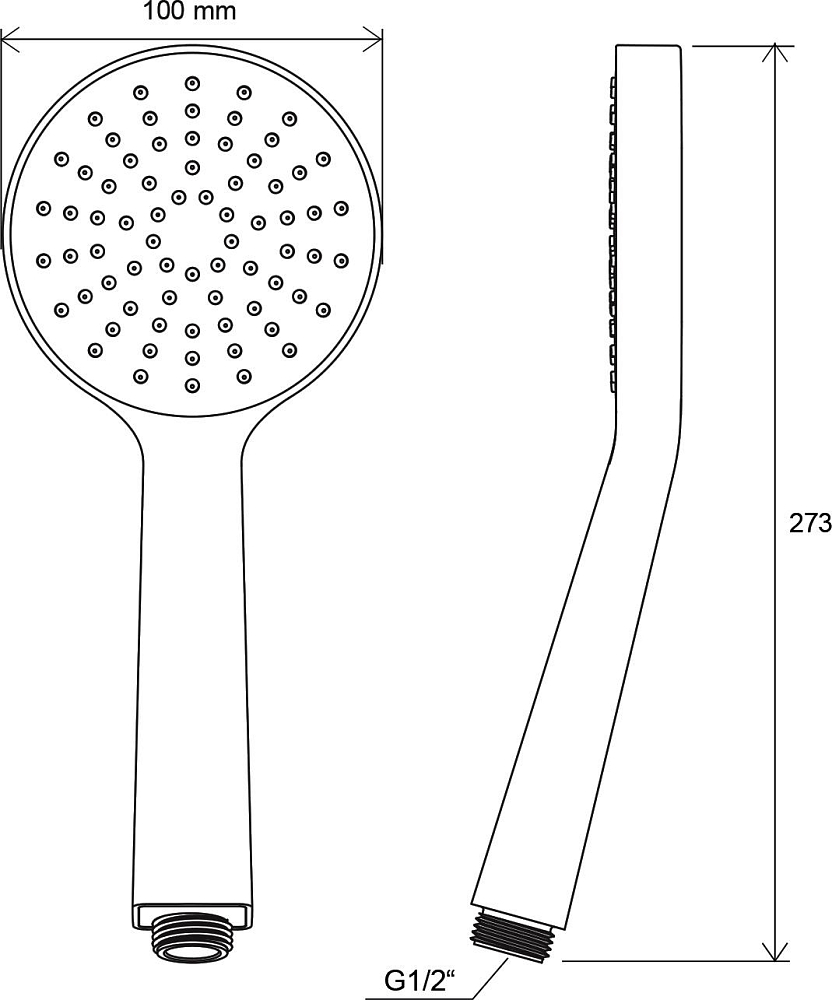 Душевая лейка Ravak Flat S 960.00