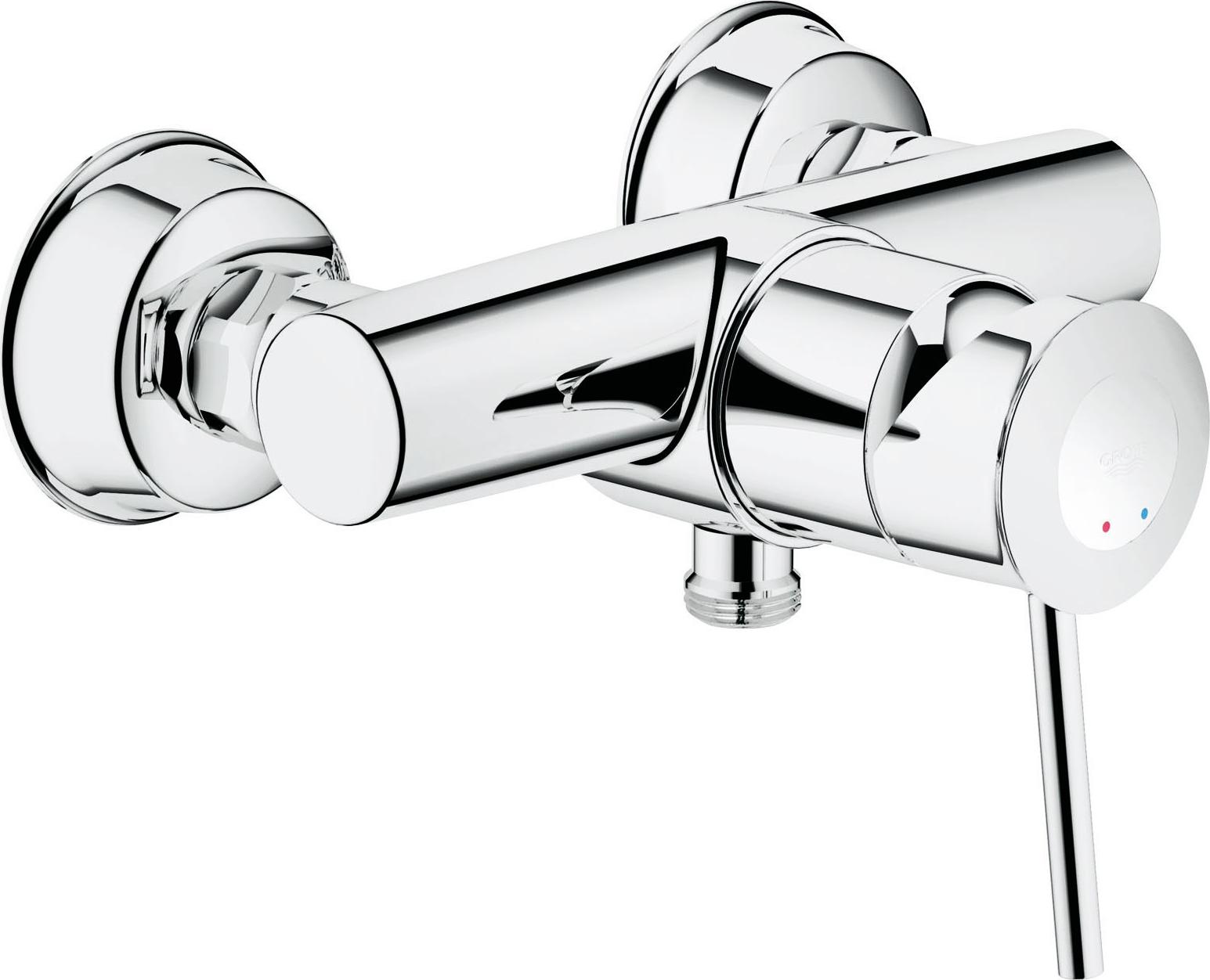 Хромированный смеситель для душа Grohe BauClassic 32867000