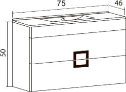 Мебель для ванной Sanvit Квадро New 75