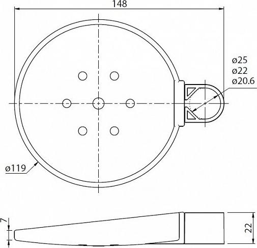 Мыльница Iddis 070CP00i53, хром