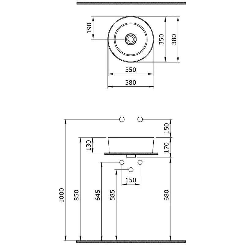 Раковина накладная Bocchi Vessel 1174-019-0125 красный