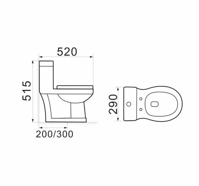 Унитаз напольный детский SantiLine SL-5015W белый